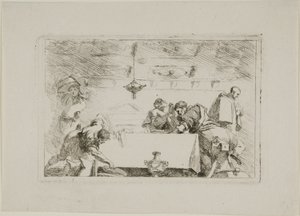 Los discípulos en Emaús de Jean Honore Fragonard