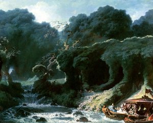 La fiesta en Rambouillet o, La isla del amor, c.1770 de Jean Honore Fragonard