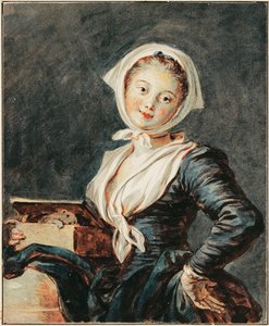 La chica con la marmota de Jean Honore Fragonard