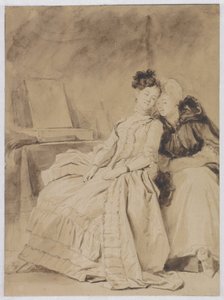 La Conversación Íntima, ca 1778 de Jean Honore Fragonard