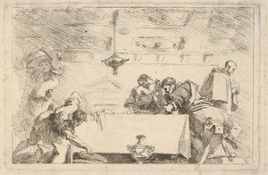 La última cena, ca. 1761-64 de Jean Honore Fragonard