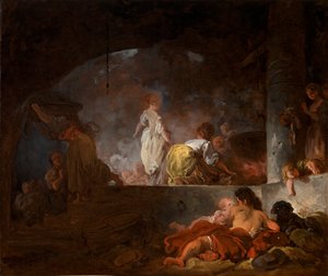 Las lavanderas de Jean Honore Fragonard