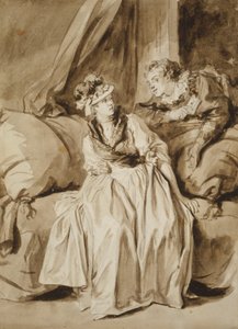 La Carta, o La Conversación Española de Jean Honore Fragonard