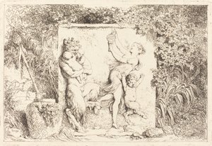 La danza de los sátiros de Jean Honore Fragonard