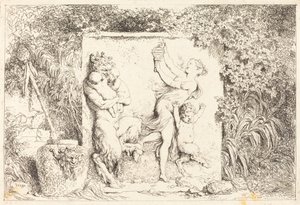 La Danza de los Sátiros (Danse de satyres) de Jean Honore Fragonard