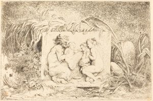 La familia del sátiro de Jean Honore Fragonard