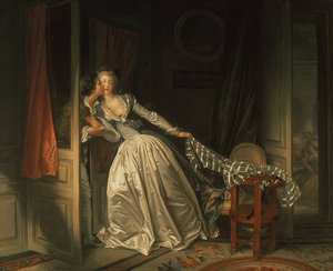 El beso robado, c.1788 de Jean Honore Fragonard