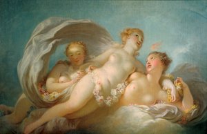 Las Tres Gracias, siglo XVIII de Jean Honore Fragonard