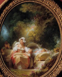 La buena madre de Jean Honore Fragonard
