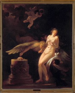 El sacrificio de la rosa de Jean Honore Fragonard