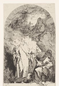 Glorificación de María de Jean Honore Fragonard