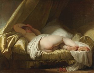 Niña durmiendo, entre 1758 y 1761 de Jean Honore Fragonard