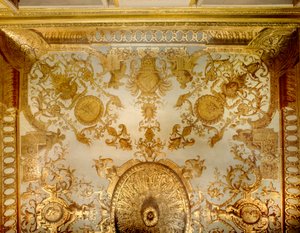 Andre Camot según Jean I Berain (1640-1711), techo de la habitación del lecho del hotel de Mailly