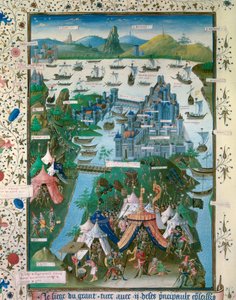 Muhammad II: El sitio (toma o caída) de Constantinopla por los turcos otomanos de Muhammad II de Jean I Le Tavernier