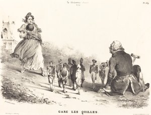 Gare les Quilles de Jean Ignace Isidore Grandville