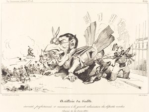 La artillería del diablo de Jean Ignace Isidore Grandville and Eugène Hippolyte Forest
