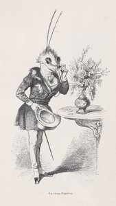 Una vieja mariposa de Escenas de la vida privada y pública de los animales, ca. 1837-47 de Jean Ignace Isidore Gérard
