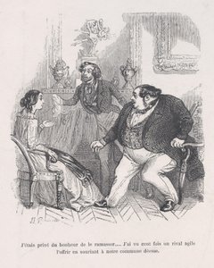 Me privaron de la felicidad de recogerlo... Vi cien veces a un ágil rival ofrecer... de Jean Ignace Isidore Gérard