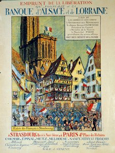 Préstamo de liberación en la orilla de alsacia y lorena (Alsacia-Lorena) de Jean Jacques (1873 1951) Waltz