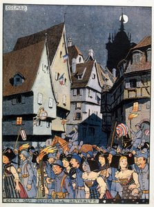 Celebraciones francesas por la devolución de la región de Alsacia a Francia de Jean Jacques Waltz