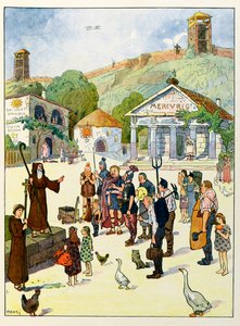 La historia de Alsacia cuenta a los niños; el cristianismo en Alsacia; de Jean Jacques (1873 1951) Waltz