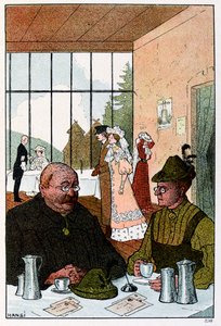 Vogesen Bilder (imágenes de los Vosgos) ; En el Hotel de la Schucht 
