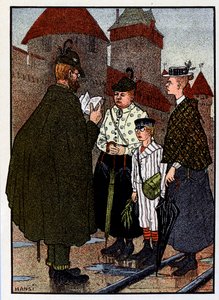 Vogesen Bilder (imágenes de los Vosgos) ; Visita del castillo de Jean Jacques (1873 1951) Waltz