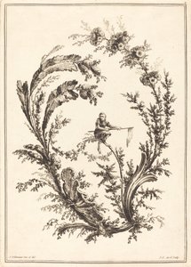 Ornamento con un Mono de Jean Jacques Avril