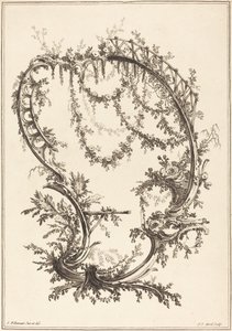 Ornamento con un puntal y una barandilla de Jean Jacques Avril