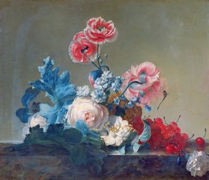 Estudio de flores de Jean Jacques Bachelier