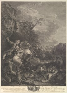 La caza del tigre, siglo XVIII de Jean Jacques Flipart
