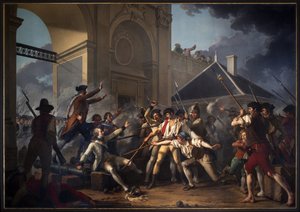 El heroico coraje del joven Desilles, 1791