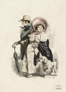 Un rentista y su esposa, 1840