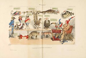 Règne animal. De La Caricature, 1833 de Jean Jacques Grandville