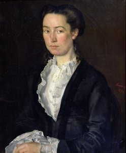 Retrato de Adélaïde Mathilde Rousseaux, 1854 de Jean Jacques Henner