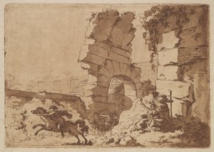 El Coliseo, en un álbum que contiene Recueil de Compositions por Lagren de Jean Jacques Lagrenee