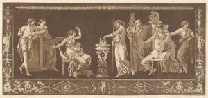 Escena de sacrificio antiguo, del Recueil de Différentes Compositions Frises