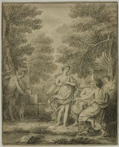 Diana y Acteón de Jean Jacques de Boissieu