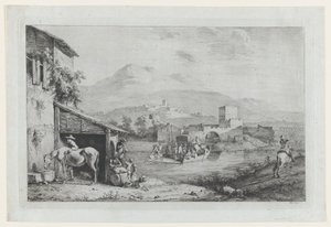 Paso de Garigliano, Italia de Jean Jacques de Boissieu