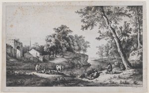 Paisaje en Ambronay de Jean Jacques de Boissieu