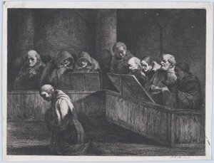 Monjes cantando, 1795