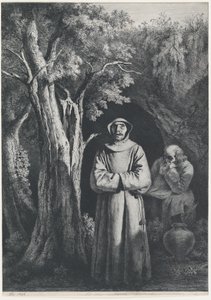 Monjes en el desierto, 1797
