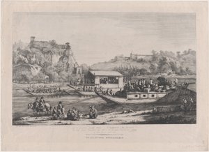 El Papa Pío VII en el Saône, 1805 de Jean Jacques de Boissieu