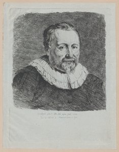 Retrato, después de Van Dyck, 1770 de Jean Jacques de Boissieu