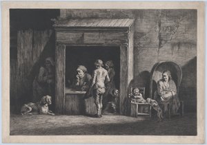 Escritor público, 1790 de Jean Jacques de Boissieu