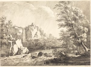 Paisaje Fluvial con una Tormenta Pasando de Jean Jacques de Boissieu
