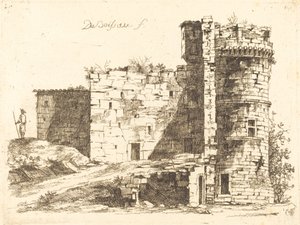 Ruinas del Château Saint-Chamond, Loira de Jean Jacques de Boissieu