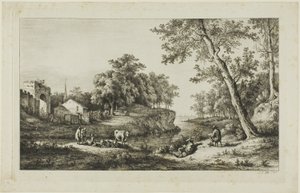 Paisaje Rústico en Ambronay de Jean Jacques de Boissieu