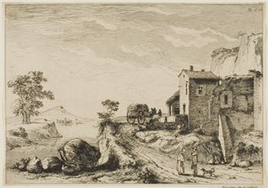 El monje y el cazador de Jean Jacques de Boissieu