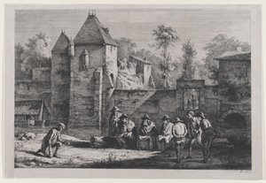 La vieja puerta de Vaise, Lyon, 1803